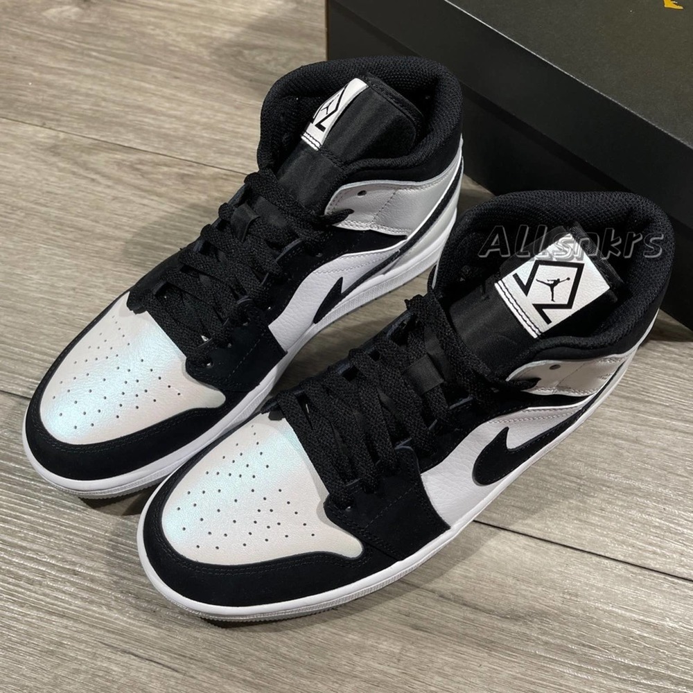 Air Jordan 1 Mid Diamond Pearl - Picture 6 of 10